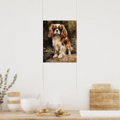 English Toy Spaniel Dog Art Print Poster (Küche)