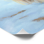 English Toy Spaniel Let It Snow Weihnachten Poster (Ecke)