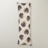 English Toy Spaniel Painting King Charles Dog Art Seitenschläferkissen (Vorderseite Vertikal)