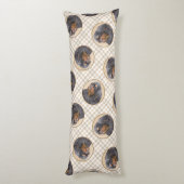 English Toy Spaniel Painting King Charles Dog Art Seitenschläferkissen (Rückseite (Vertikal))