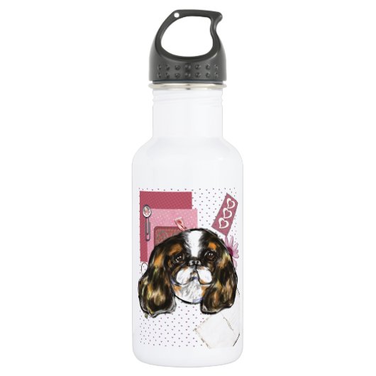 ENGLISH TOY SPANIEL TRINKFLASCHE (Vorderseite)