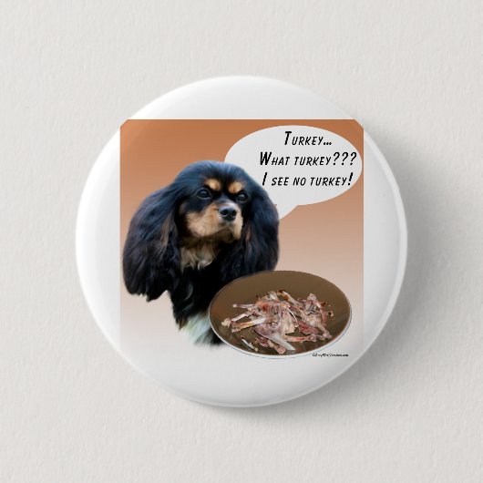 English Toy Spaniel Türkei Button (Vorderseite)