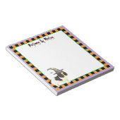 English Toy Spaniel Witch Notepad Notizblock (angewinkelt)