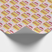 English Trifle Fruit Custard Dessert British Food Geschenkpapier (Ecke)