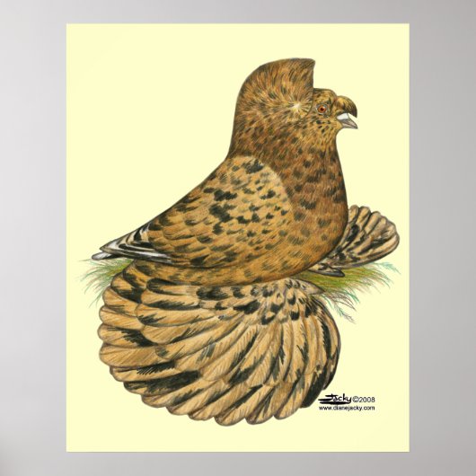 English Trumpeter Almond Poster (Vorne)