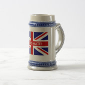 English Union Jack Flag Klassik Bierstein Tasse (VorderseiteRechts)