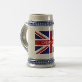 English Union Jack Flag Klassik Bierstein Tasse (Vorderseite Links)