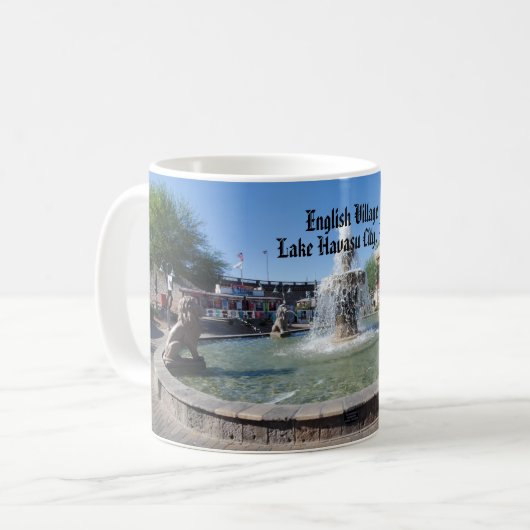 English Village, Lake Havasu City, Az. Kaffeetasse (Vorderseite Links)