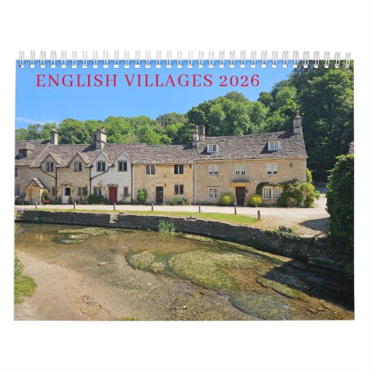 English villages 2026 calendar kalender (Titelbild)