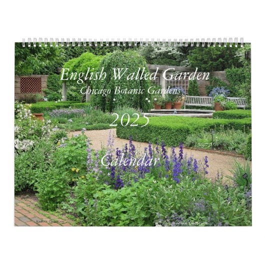 English Walled Garden 2025 Kalender (Titelbild)