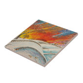 English Winterday Weihnachten Fliese (Seite)