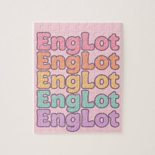 Englot Kawaii-Blasenbuchstabe Puzzle (Vertikal)