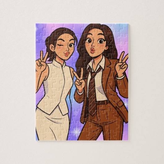 Englot Kazz Awards Fun Pose Cam, Engfa & Charlotte Puzzle (Vertikal)