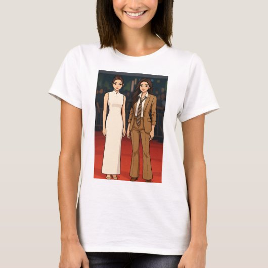 Englot Kazz Awards Premire, Engfa & Charlotte  T-Shirt (Vorderseite)