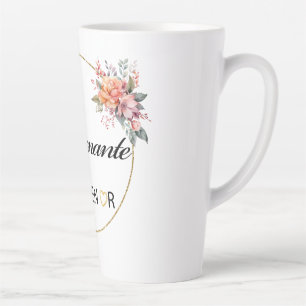 Engniante Floral Wasserfarbe Tasse