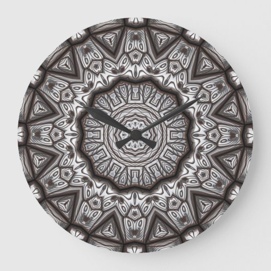 Engraved 3 Wall Clocks & Numeral Options Große Wanduhr (Vorderseite)