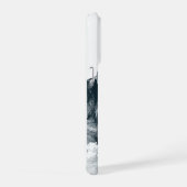 Engraved Tiger Profile Mystic Forest iPhone Hülle (Rechte Seite)