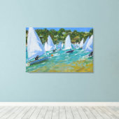 Engrboat Race Leinwanddruck (Insitu (Holzboden))