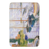 Engrboats on the Seine at Petit Claude Monet Badematte (Vorderseite Vertikal)