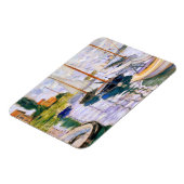 Engrboats on the Seine at Petit Claude Monet Magnet (Linke Seite)