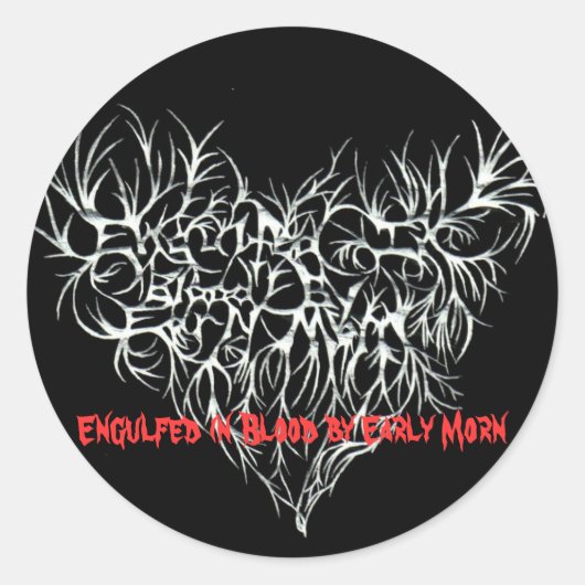 Engulfed (meisted)(1)(limited edition)peg, Eng... Runder Aufkleber (Vorderseite)