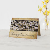 Enhanced Dasies Happy Anniversary Karte (Gelbe Blume)