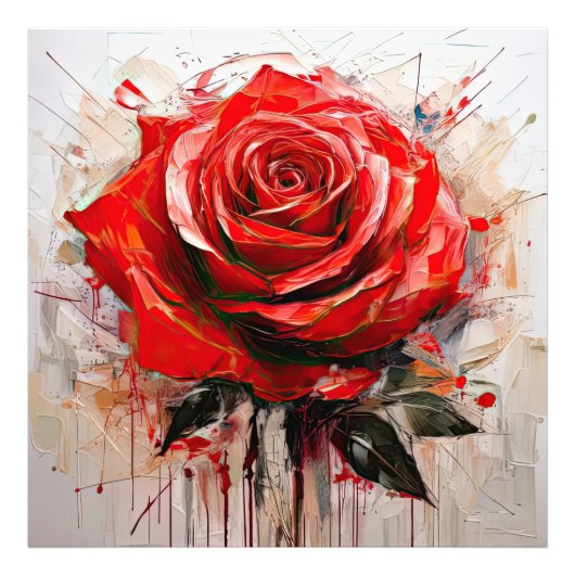 Enhancing Decor with Blooming Rose Designs Fotodruck (Vorne)