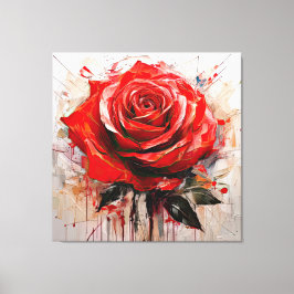 Enhancing Decor with Blooming Rose Designs Leinwanddruck