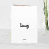 Enhorabuena (Glückwünsche) Gruß-Karte Karte (Rückseite)