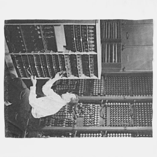 ENIAC (1. Computer) für den Aussenseiter, der es Fleecedecke (Vorderseite (Horizontal))
