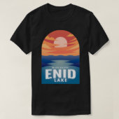 Enid Lake MS Retro Sunset T-Shirt (Design vorne)