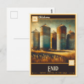 Enid, Oklahoma | VINTAG Postkarte (Vorne/Hinten)