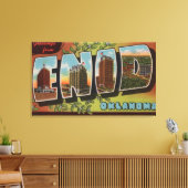 Enid, OklahomaLarge Letter ScenesEnid, OK Leinwanddruck (Insitu (Wohnzimmer))