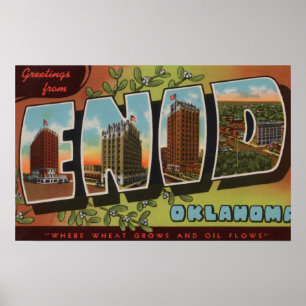 Enid, OklahomaLarge Letter ScenesEnid, OK Poster