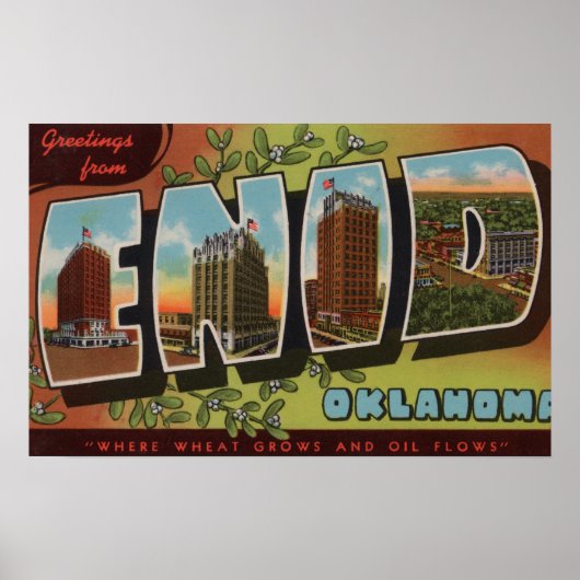 Enid, OklahomaLarge Letter ScenesEnid, OK Poster (Vorne)