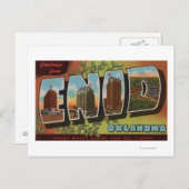 Enid, OklahomaLarge Letter ScenesEnid, OK Postkarte (Vorne/Hinten)