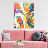 Enigma 18 x 24 Wrapped Canvas Leinwanddruck (Insitu (Wohnzimmer))