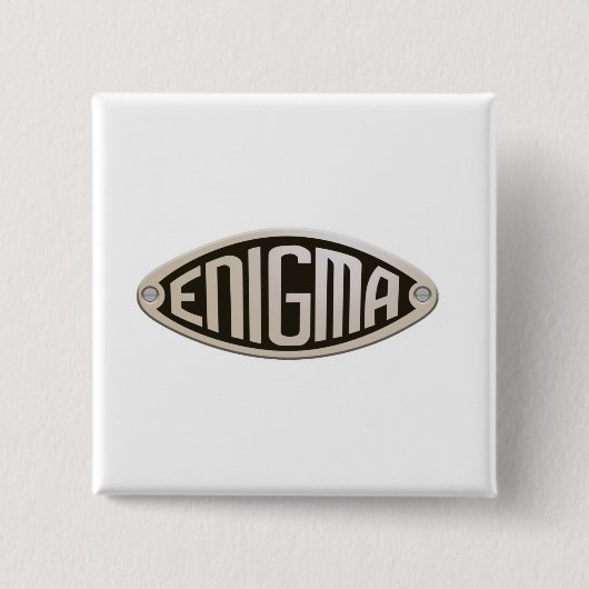 ENIGMA. 2. Weltkrieg, CODE BREAKERS, LOGO. Button (Vorderseite)