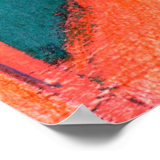 Enigma Colorado Abstrakt Art Poster (Ecke)