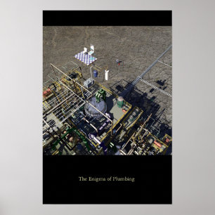 Enigma der Klempnerarbeit Poster