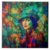 Enigma im Herbst Fliese (Vorderseite)