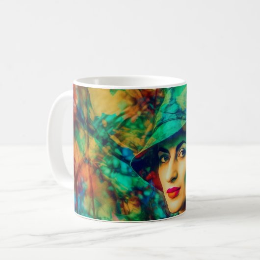 Enigma im Herbst Kaffeetasse (Vorderseite Links)