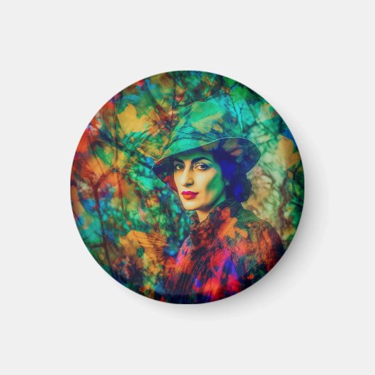 Enigma im Herbst Magnet (Vorne)