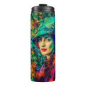 Enigma im Herbst Thermosbecher (Vorderseite)