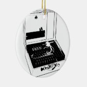 Enigma Machine Cryptography World War II Keramikornament (Rechts)