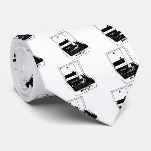 Enigma Machine Cryptography World War II Krawatte (Gerollt)