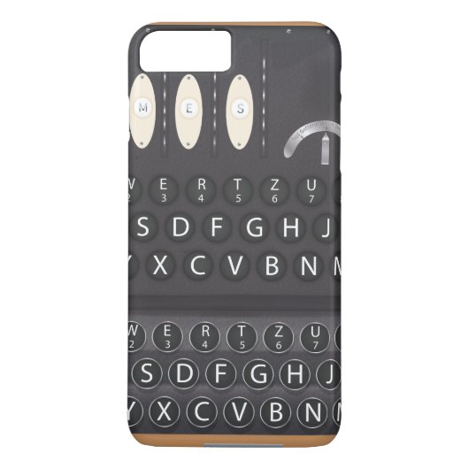 Enigma-Maschine Case-Mate iPhone Hülle (Rückseite)