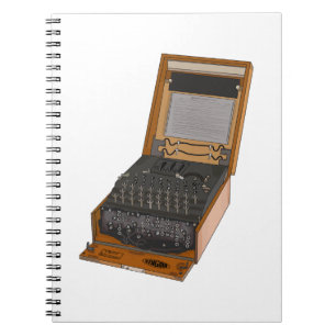 Enigma-Maschine Notizblock