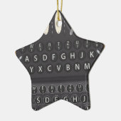 Enigma-Maschinentechnik Keramikornament (Links)