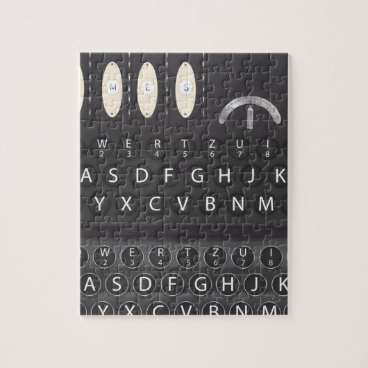 Enigma-Maschinentechnik Puzzle (Vertikal)